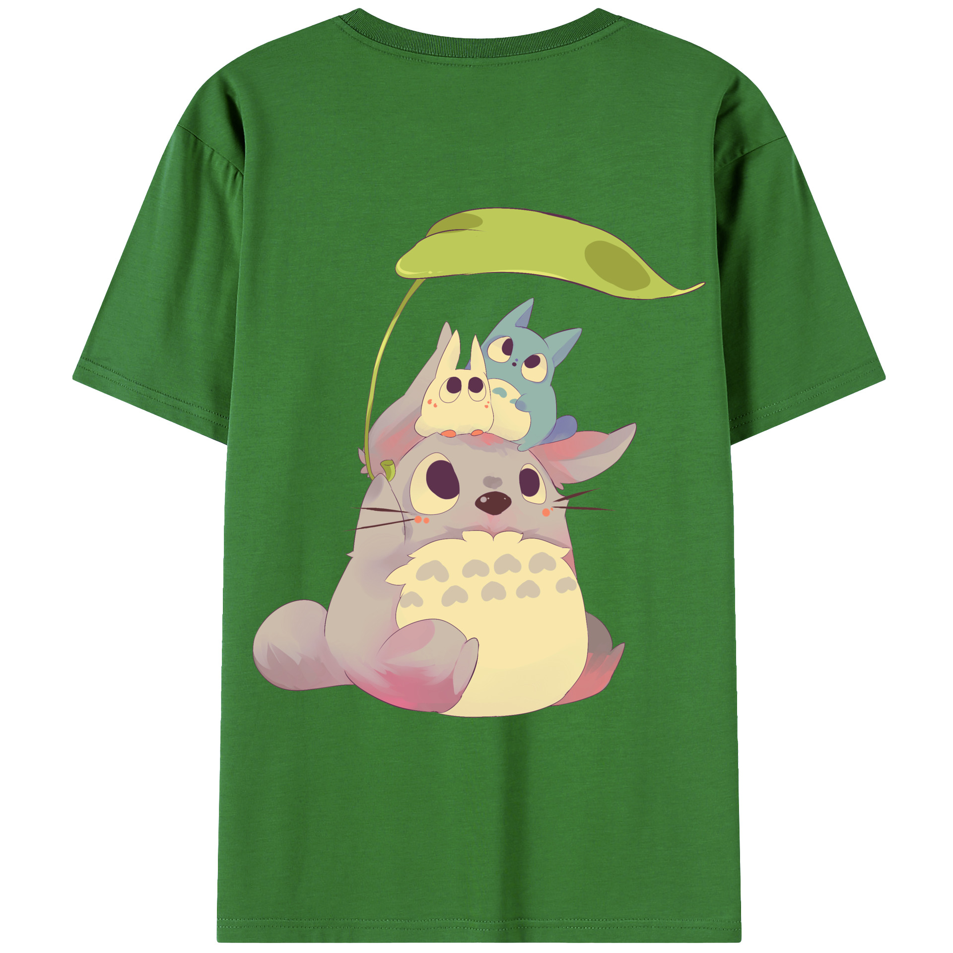 （画像用） となりのトトロ 草壁メイ 草壁サツキ My Neighbor Totoro Satsuki Kusakabe Mei Kusakabe レディース半袖Tシャツ(バックプリント)